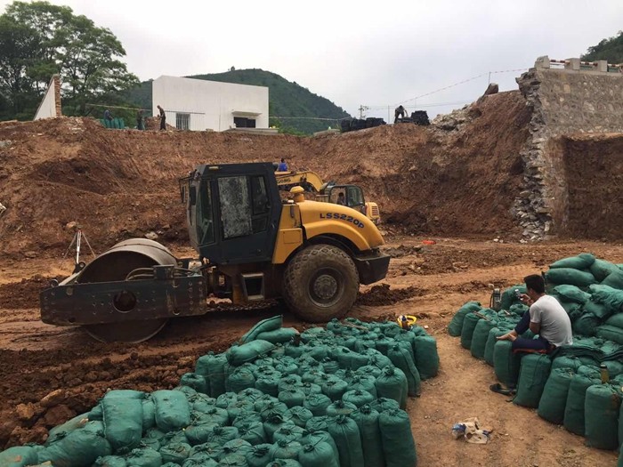 生态(tài)袋施工